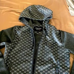 Set of Pavini mens sweater set. Top+ bottom